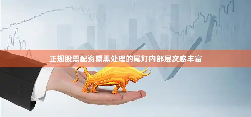 正规股票配资熏黑处理的尾灯内部层次感丰富
