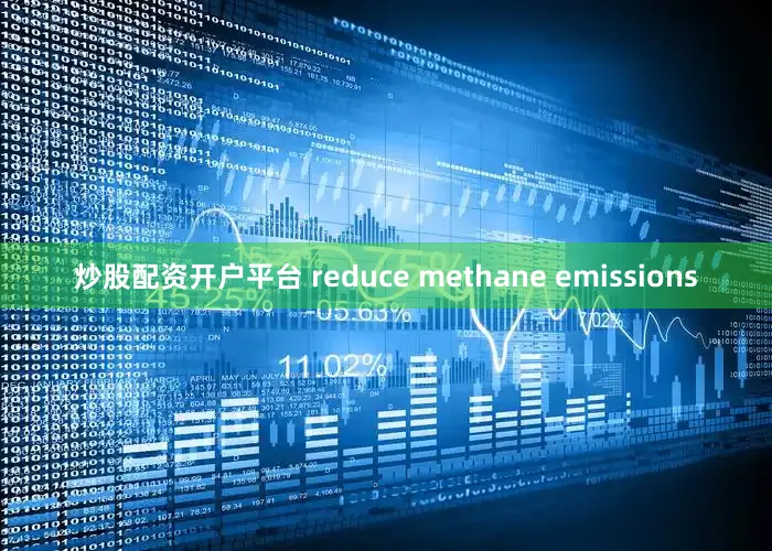 炒股配资开户平台 reduce methane emissions